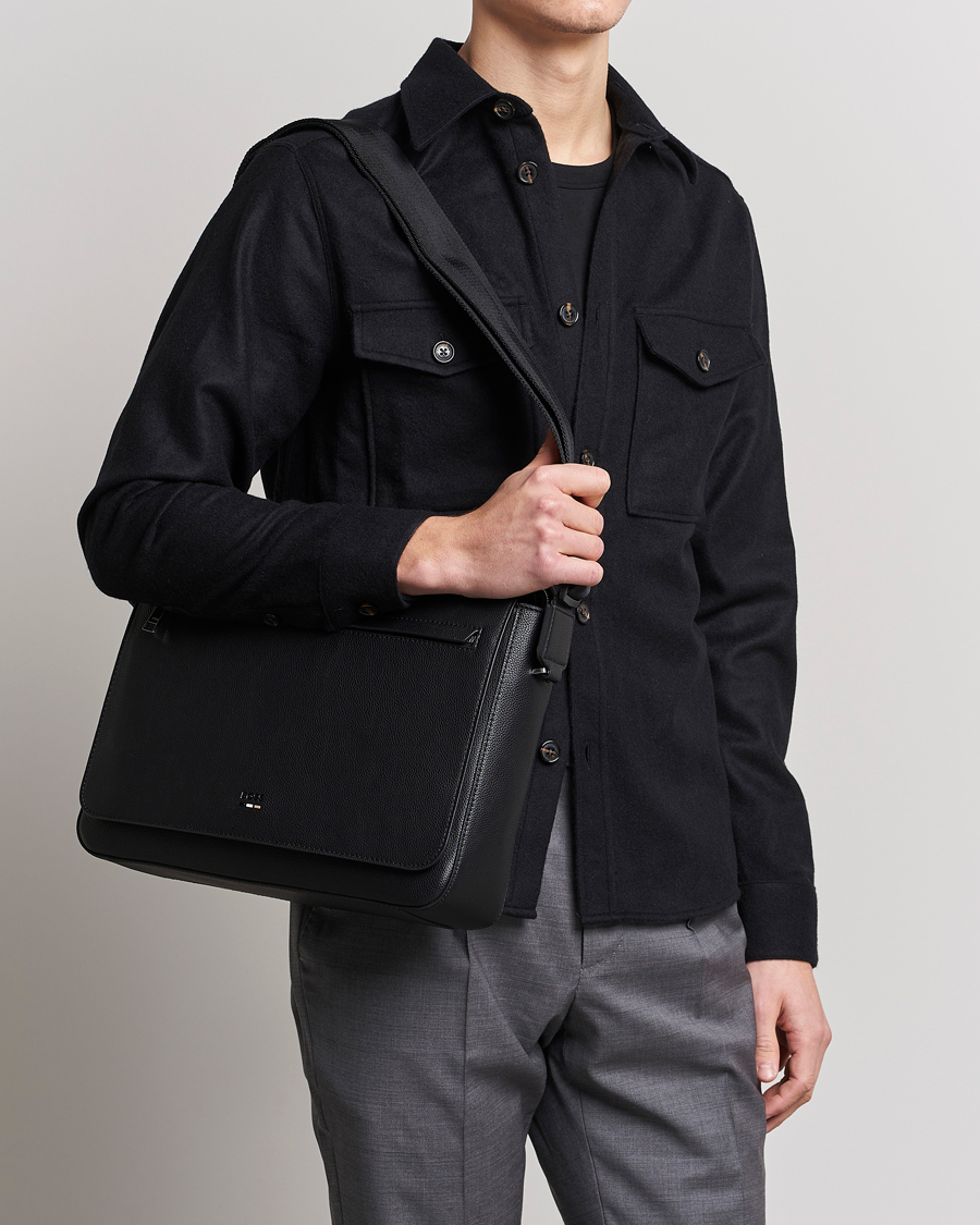Men | Shoulder Bags | BOSS | Ray Messenger Bag Black