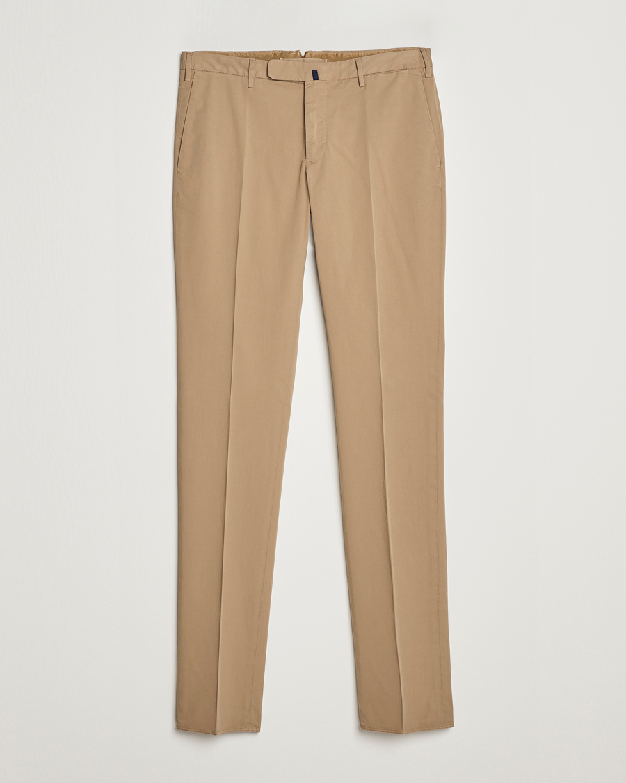 Men | Trousers | Incotex | Slim Fit Comfort Chinos Beige