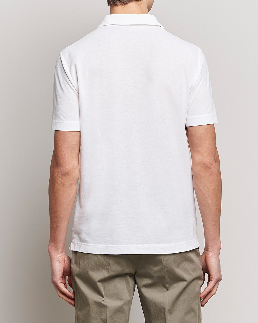 Men | Polo Shirts | Zanone | Ice Cotton Polo White
