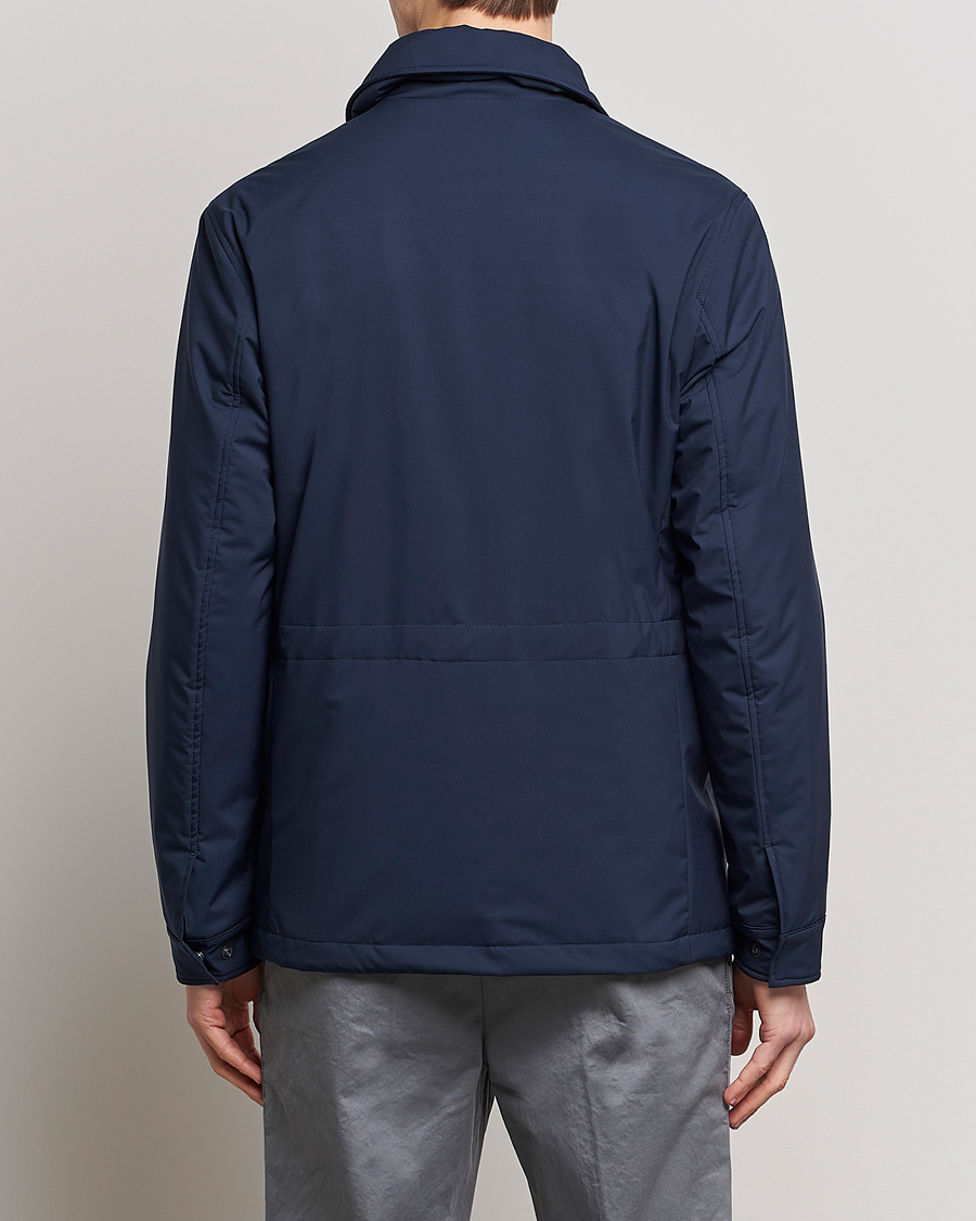 Men | Coats & Jackets | Slowear | Nylon Field Jacket Navy