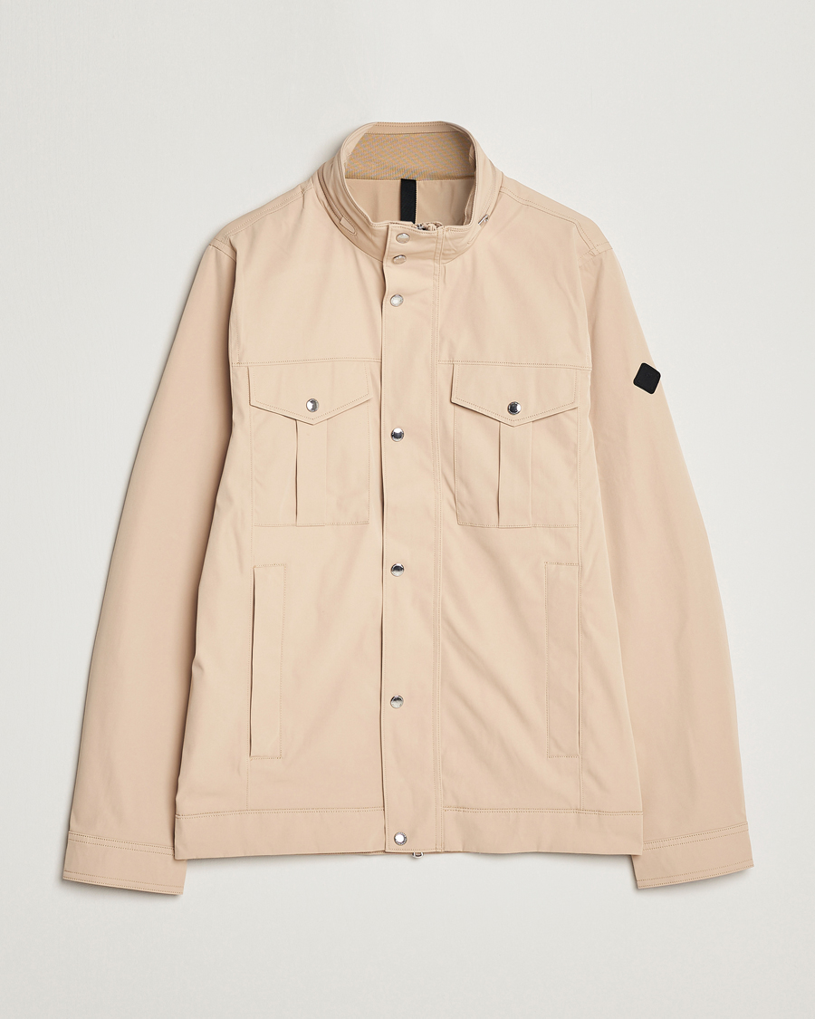 Men | Coats & Jackets | J.Lindeberg | Bailey Field Jacket Safari Beige
