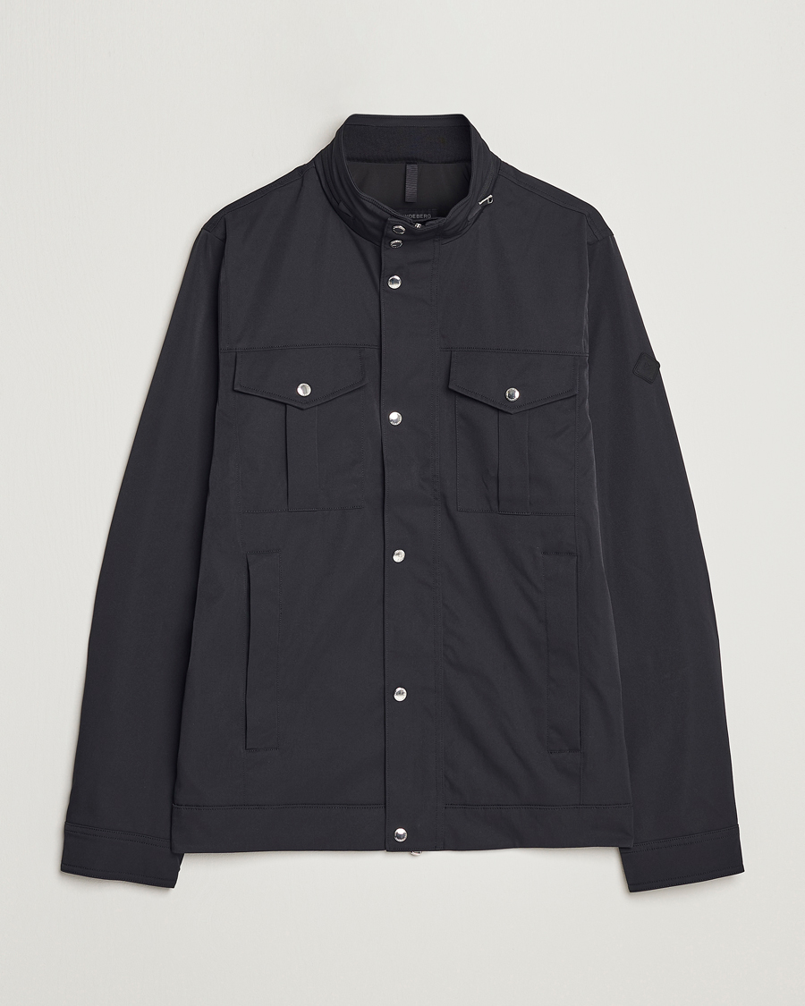 J.Lindeberg Bailey Field Jacket Black at CareOfCarl.com