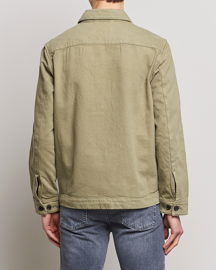 Men | Shirts | J.Lindeberg | Lando Organic Twill Work Overshirt Aloe