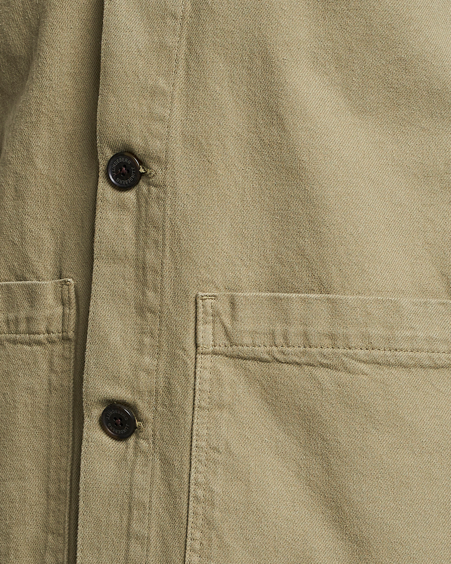 Men | Shirts | J.Lindeberg | Lando Organic Twill Work Overshirt Aloe