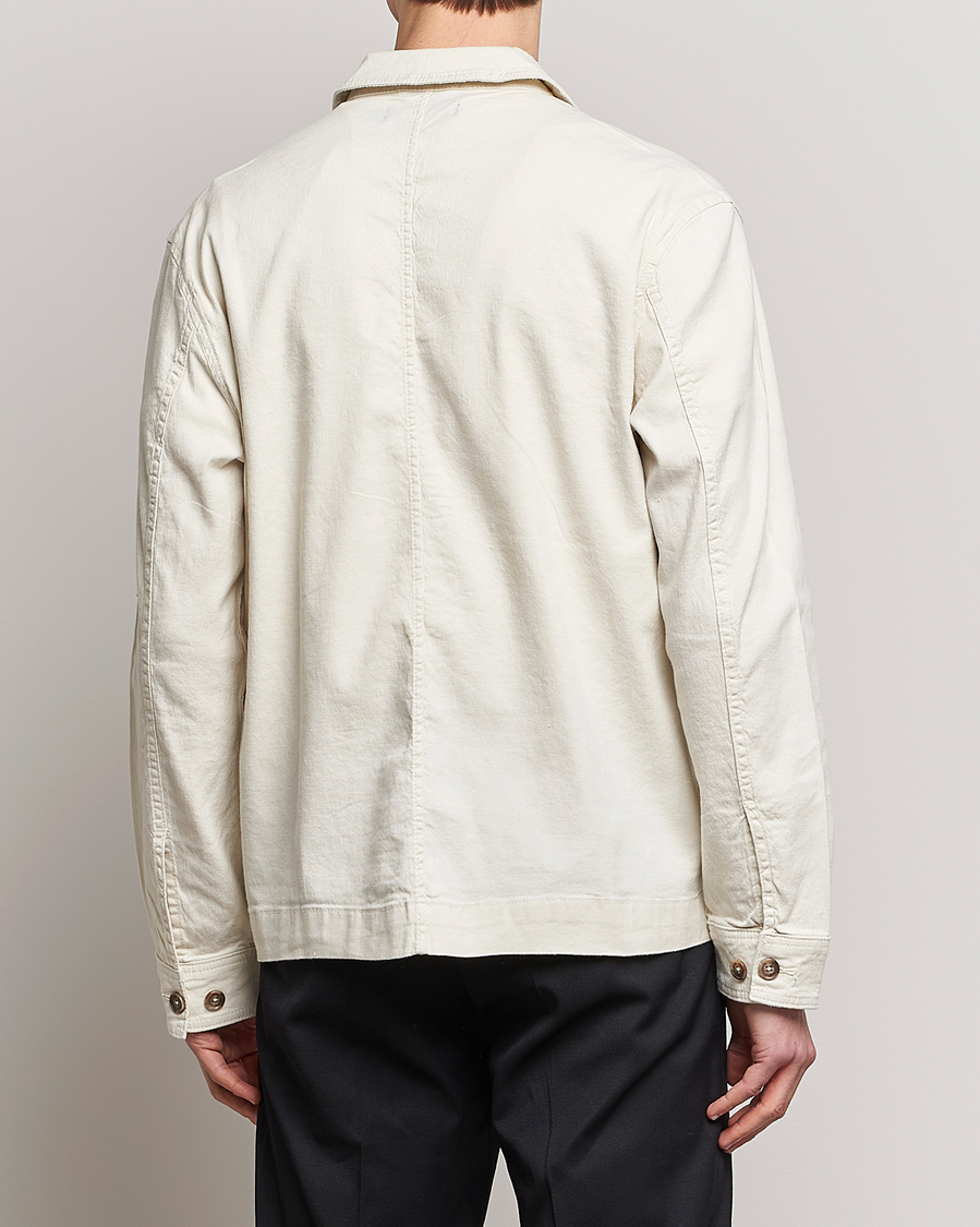 Men | Shirts | J.Lindeberg | Errol Linen/Cotton Workwear Overshirt Turtledove