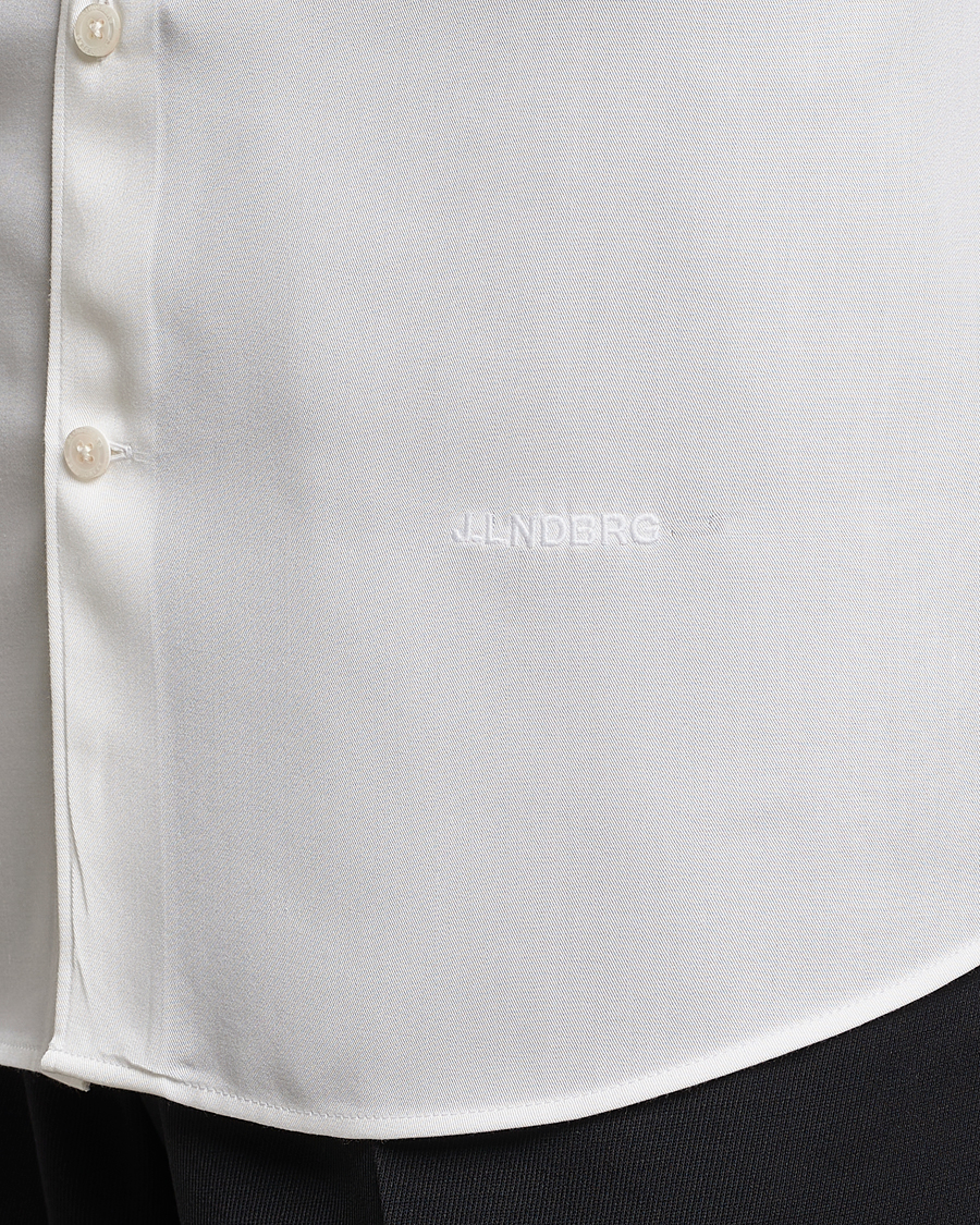 Men | Shirts | J.Lindeberg | Slim Fit Comfort Tencel Shirt Cloud White