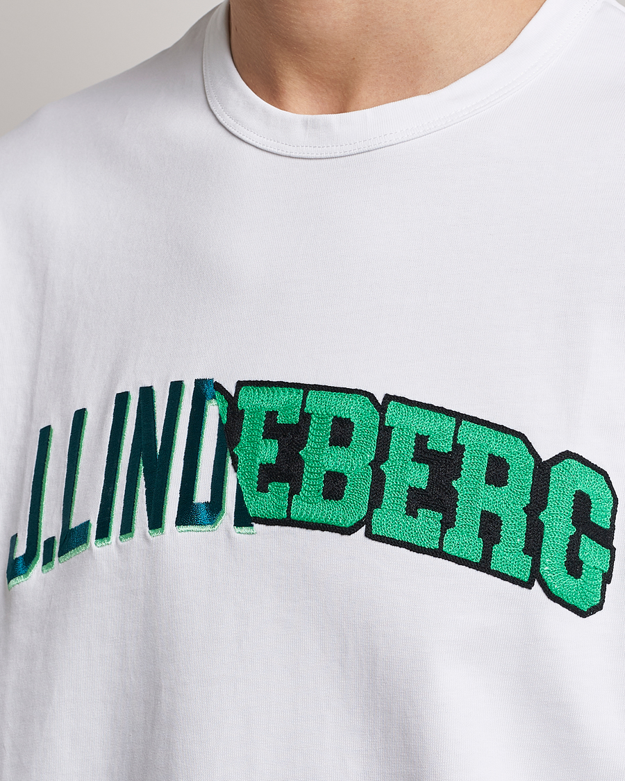 Men | T-Shirts | J.Lindeberg | Camilo Graphic Heavy T-Shirt White
