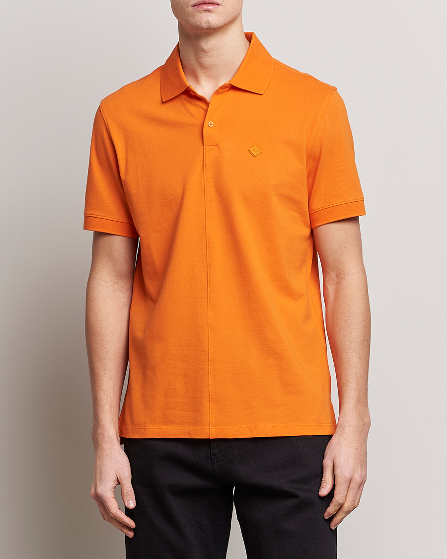 Men | Polo Shirts | J.Lindeberg | Rubi Slim Fit Polo Russet Orange