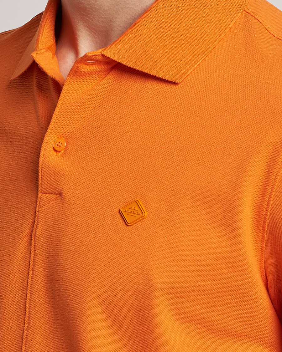 Men | Polo Shirts | J.Lindeberg | Rubi Slim Fit Polo Russet Orange
