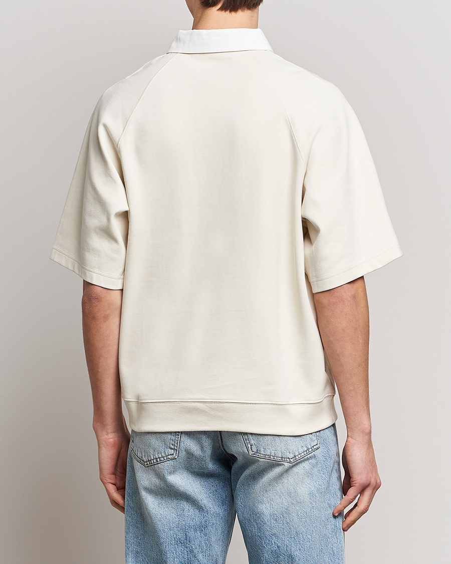 Men | Polo Shirts | J.Lindeberg | Roman Short Sleeve Rugby Jersey Polo Turtledove