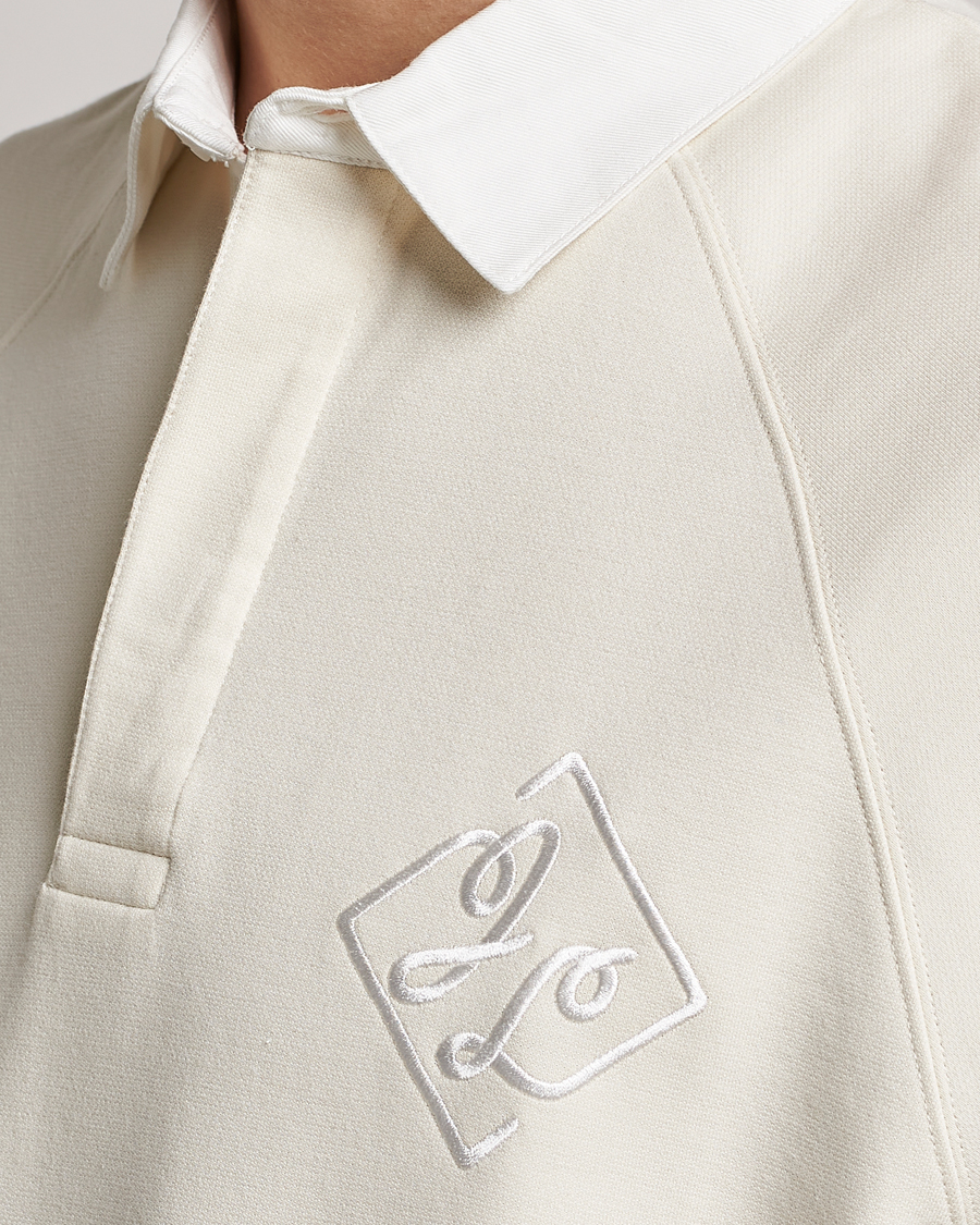 Men | Polo Shirts | J.Lindeberg | Roman Short Sleeve Rugby Jersey Polo Turtledove