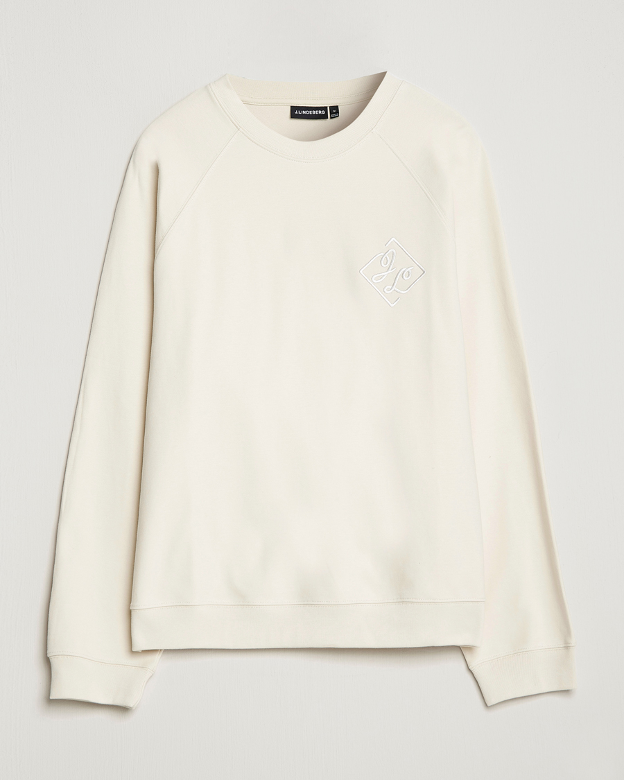 Men | Sweaters & Knitwear | J.Lindeberg | Ramon Organic Cotton Sweatshirt Turtledove