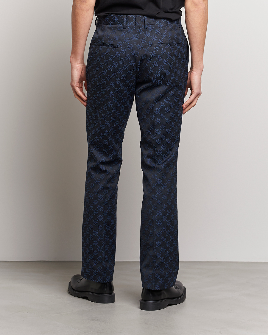 Men | Trousers | J.Lindeberg | Gomor JL Jacquard Trousers Navy