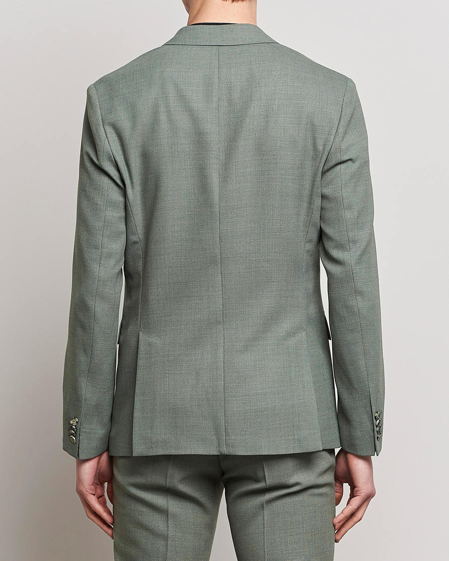 Men | Blazers | J.Lindeberg | Hopper Active Hopsack Blazer Aloe