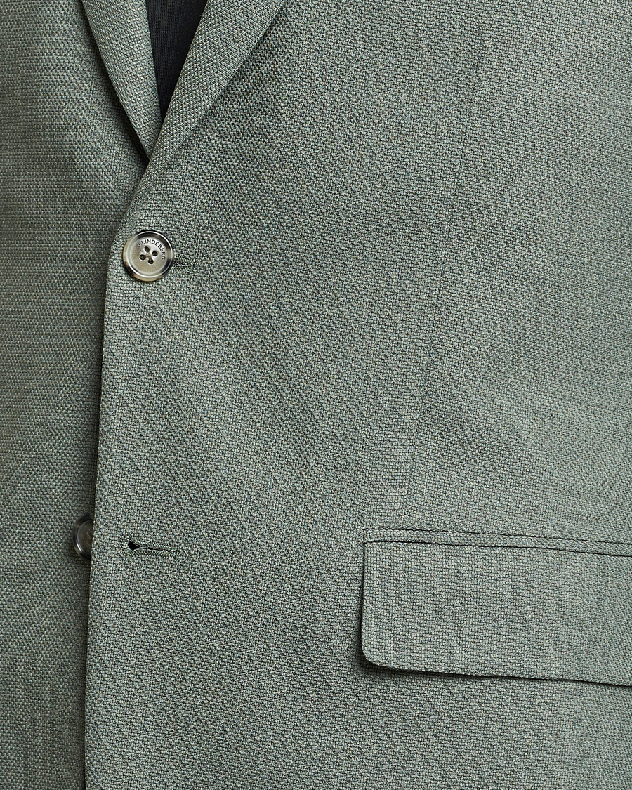 Men | Blazers | J.Lindeberg | Hopper Active Hopsack Blazer Aloe