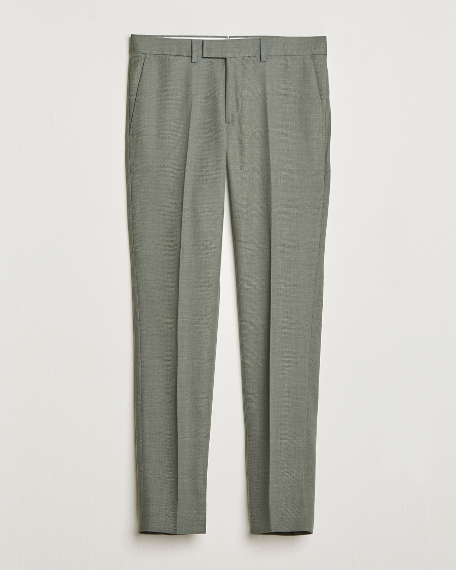 Men | Trousers | J.Lindeberg | Grant Active Hopsack Pants Aloe