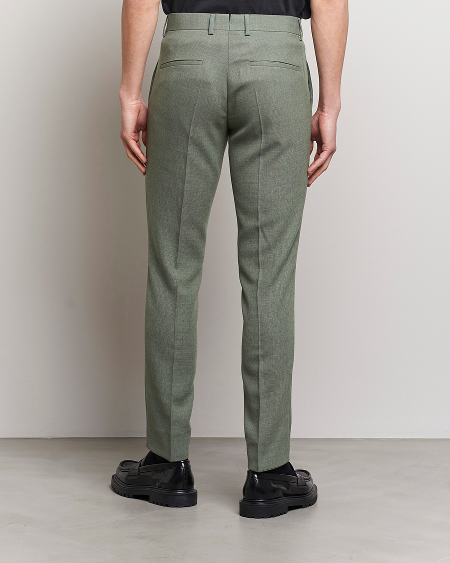 Men | Trousers | J.Lindeberg | Grant Active Hopsack Pants Aloe