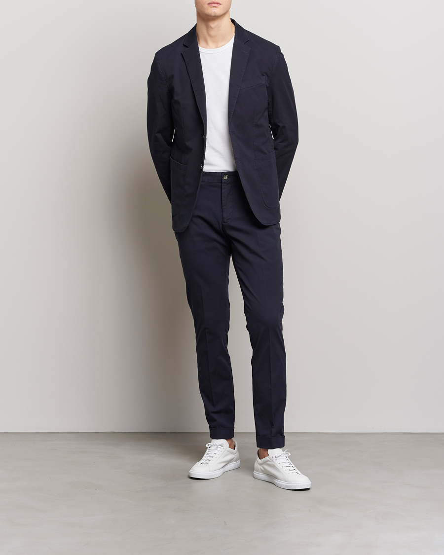 Men | Blazers | J.Lindeberg | Hopper Cotton Garment Dye Blazer Navy