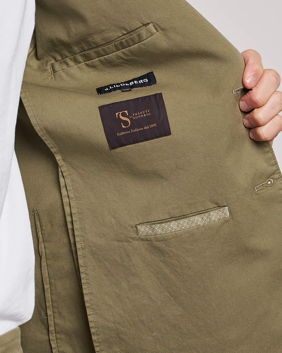 Men | Blazers | J.Lindeberg | Hopper Cotton Garment Dye Blazer Aloe
