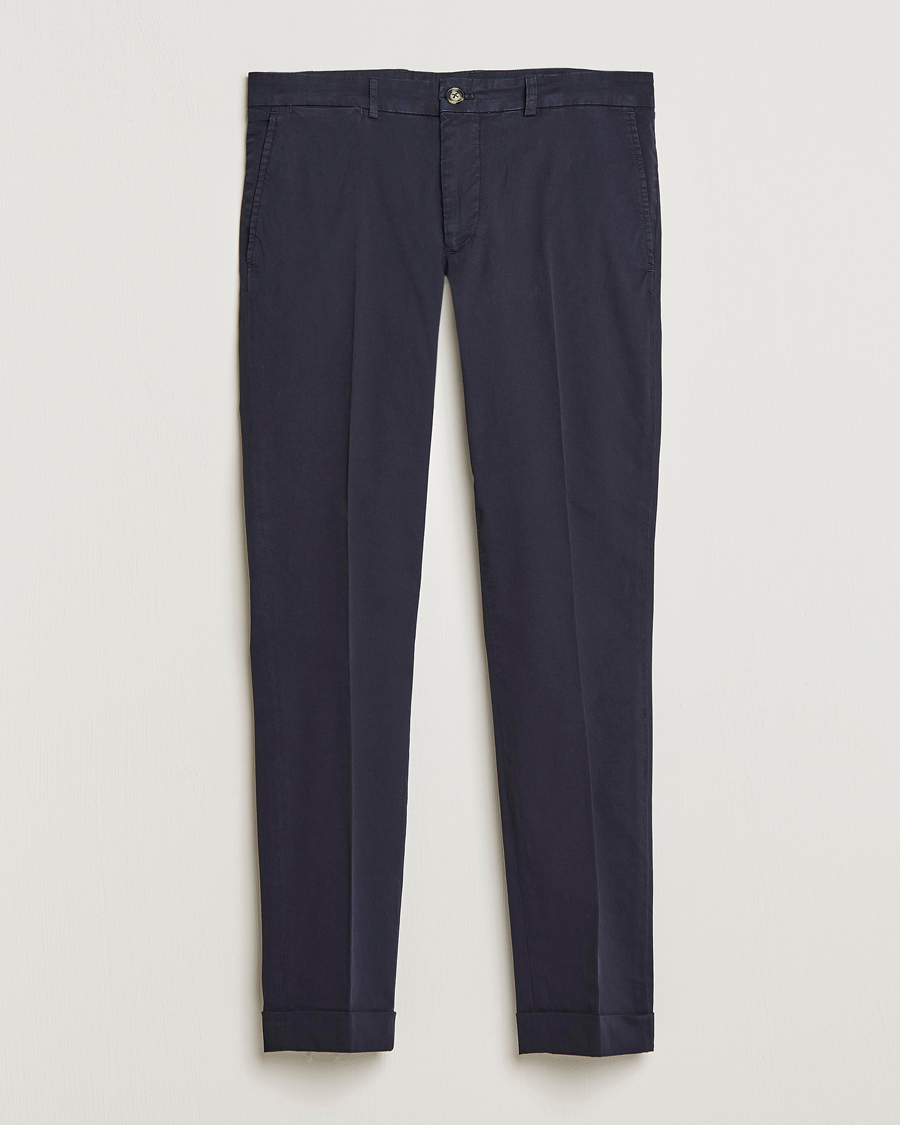 Men | Trousers | J.Lindeberg | Grant Cotton Garment Dye Pants Navy