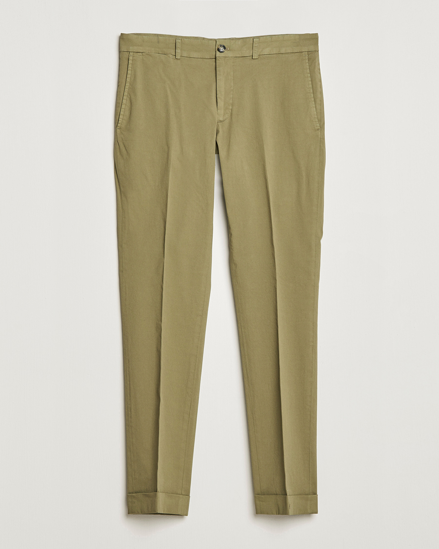 Men | Trousers | J.Lindeberg | Grant Cotton Garment Dye Pants Aloe