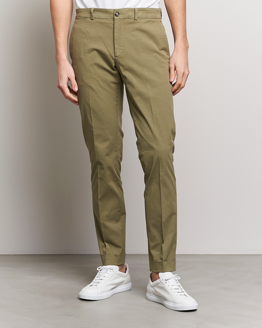 Men | Trousers | J.Lindeberg | Grant Cotton Garment Dye Pants Aloe
