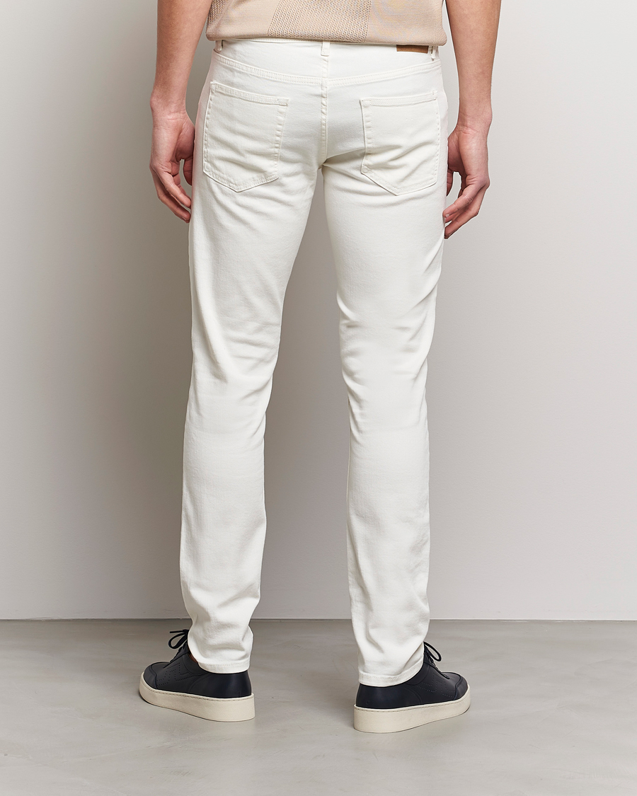 Men | Trousers | J.Lindeberg | Jay Solid Stretch 5-Pocket Trousers Cloud White