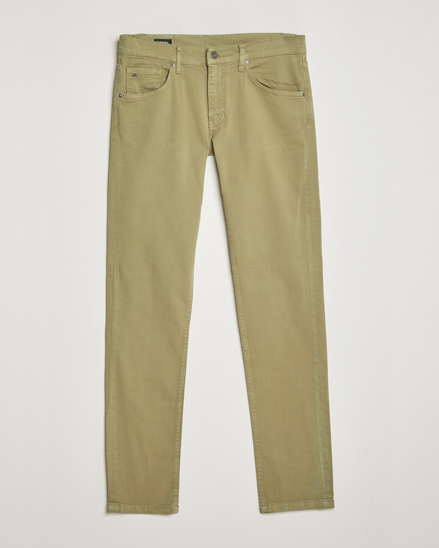 Men | Trousers | J.Lindeberg | Jay Solid Stretch 5-Pocket Trousers Aloe