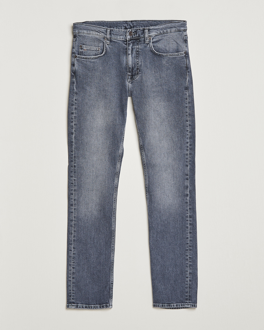 Men | Jeans | J.Lindeberg | Cedar Greyish Organic Cotton Jeans Granite Grey