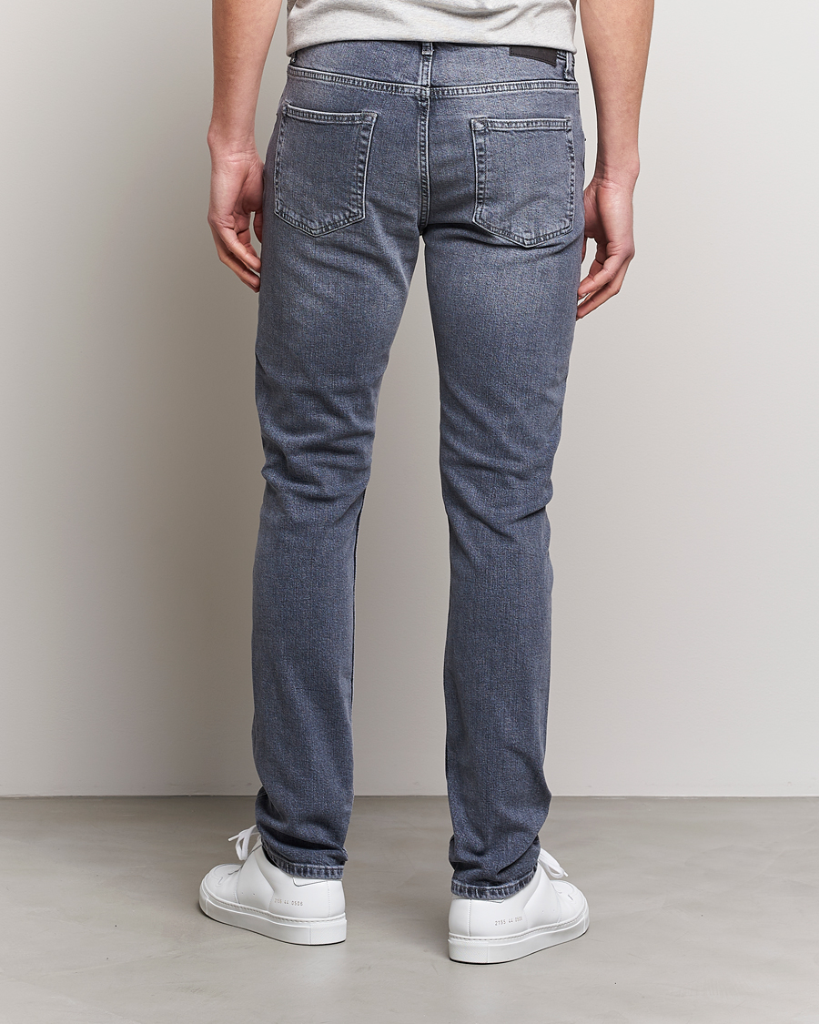 Men | Jeans | J.Lindeberg | Cedar Greyish Organic Cotton Jeans Granite Grey
