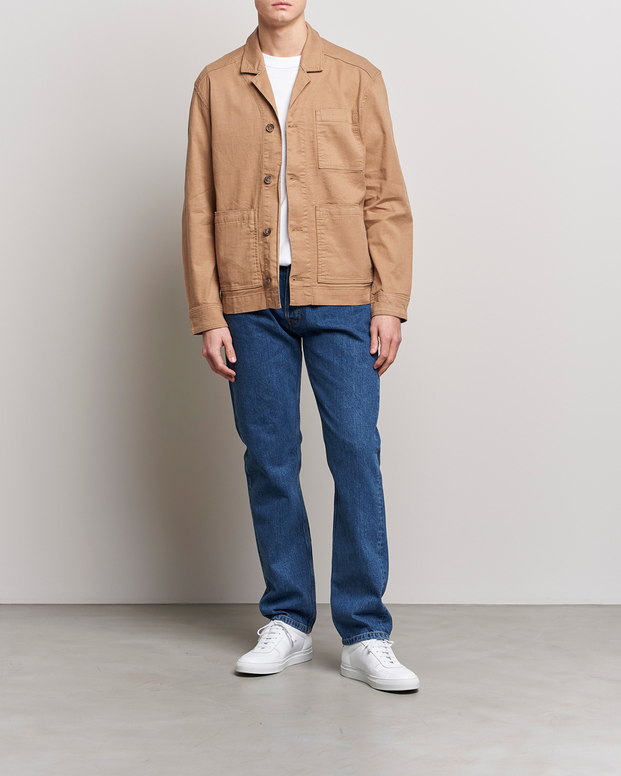 Men | Jeans | J.Lindeberg | Cody Flat Indigo Regular Jeans Mid Blue