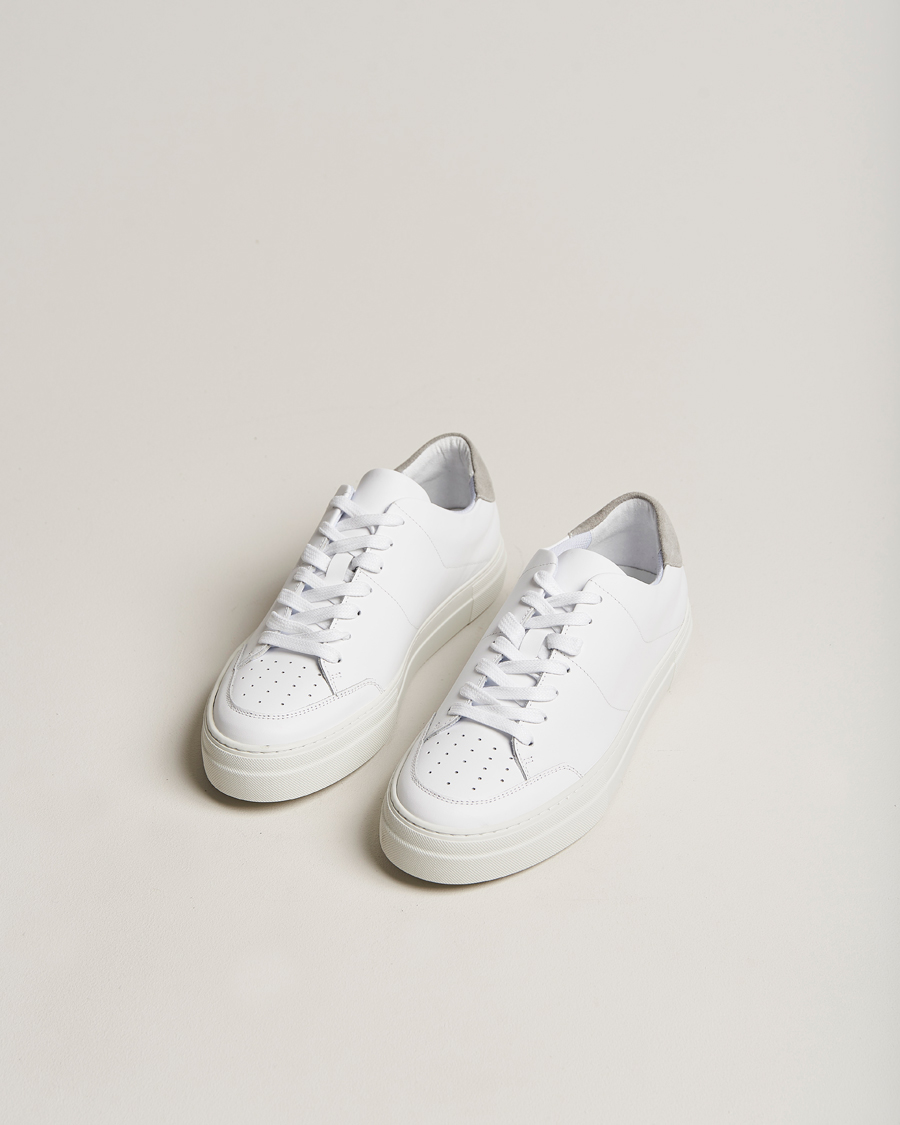 Men | J.Lindeberg | J.Lindeberg | Art Signature Leather Sneaker White