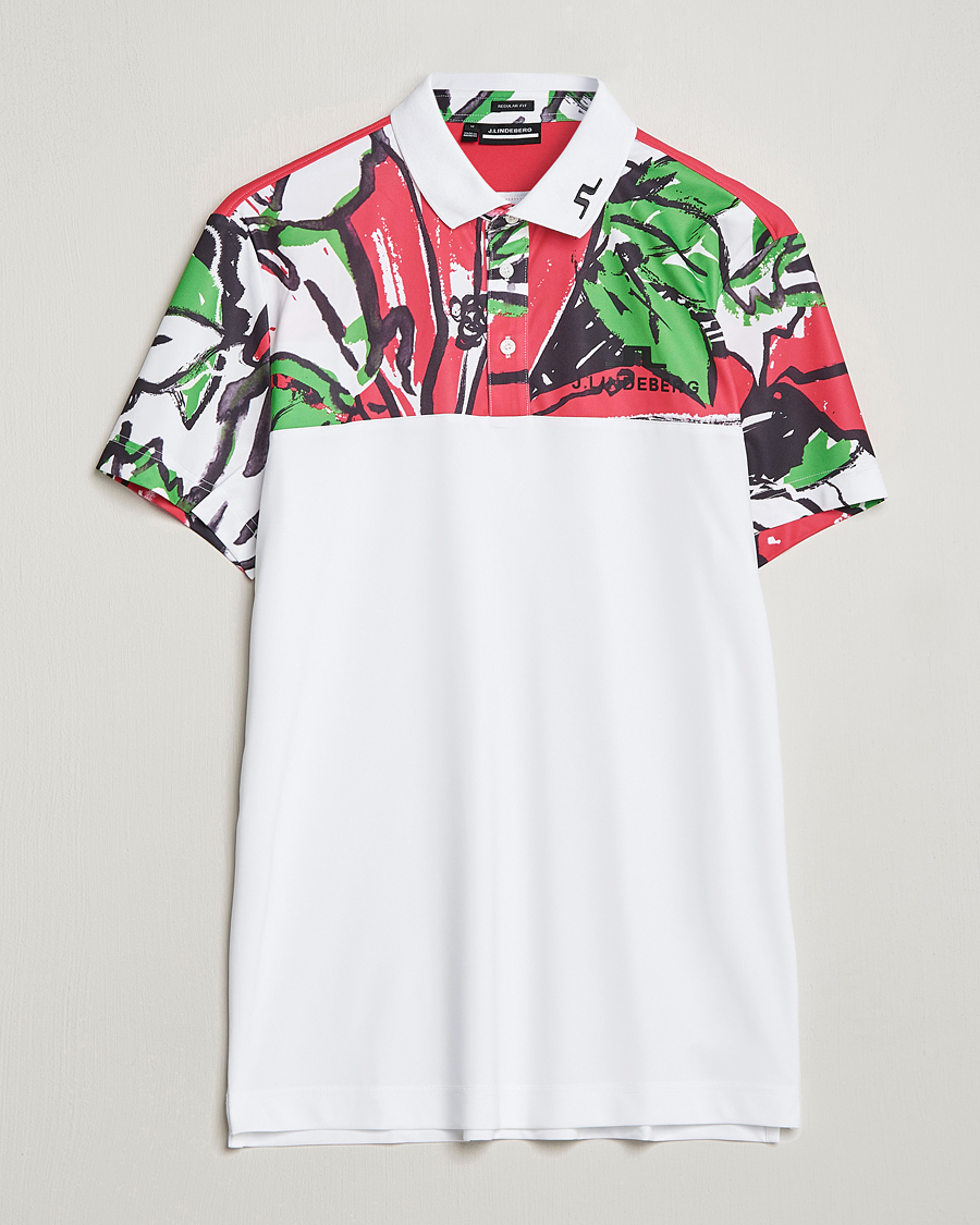 Men | Polo Shirts | J.Lindeberg | Jeff Masters TX Jersey Polo Azalea