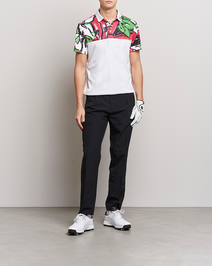 Men | Polo Shirts | J.Lindeberg | Jeff Masters TX Jersey Polo Azalea