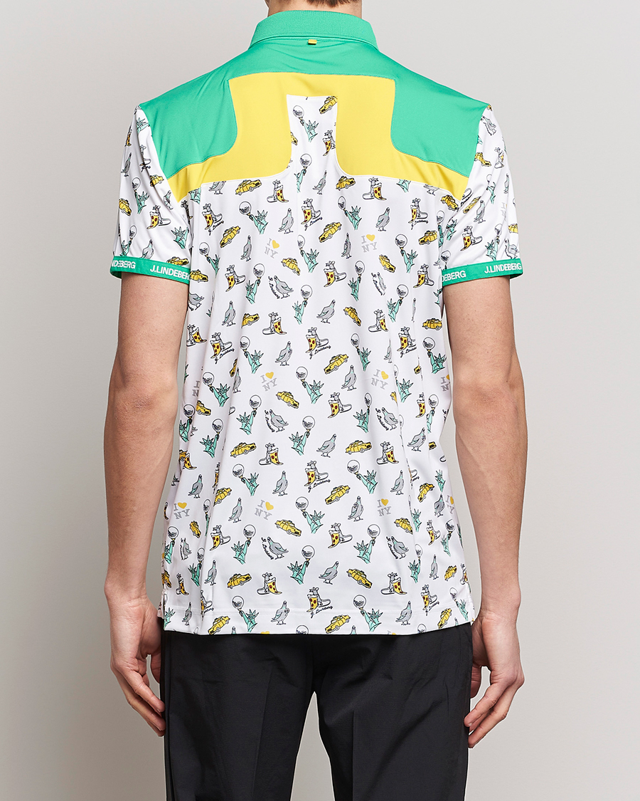Men | Polo Shirts | J.Lindeberg | Jeff PGA TX Jersey Polo White