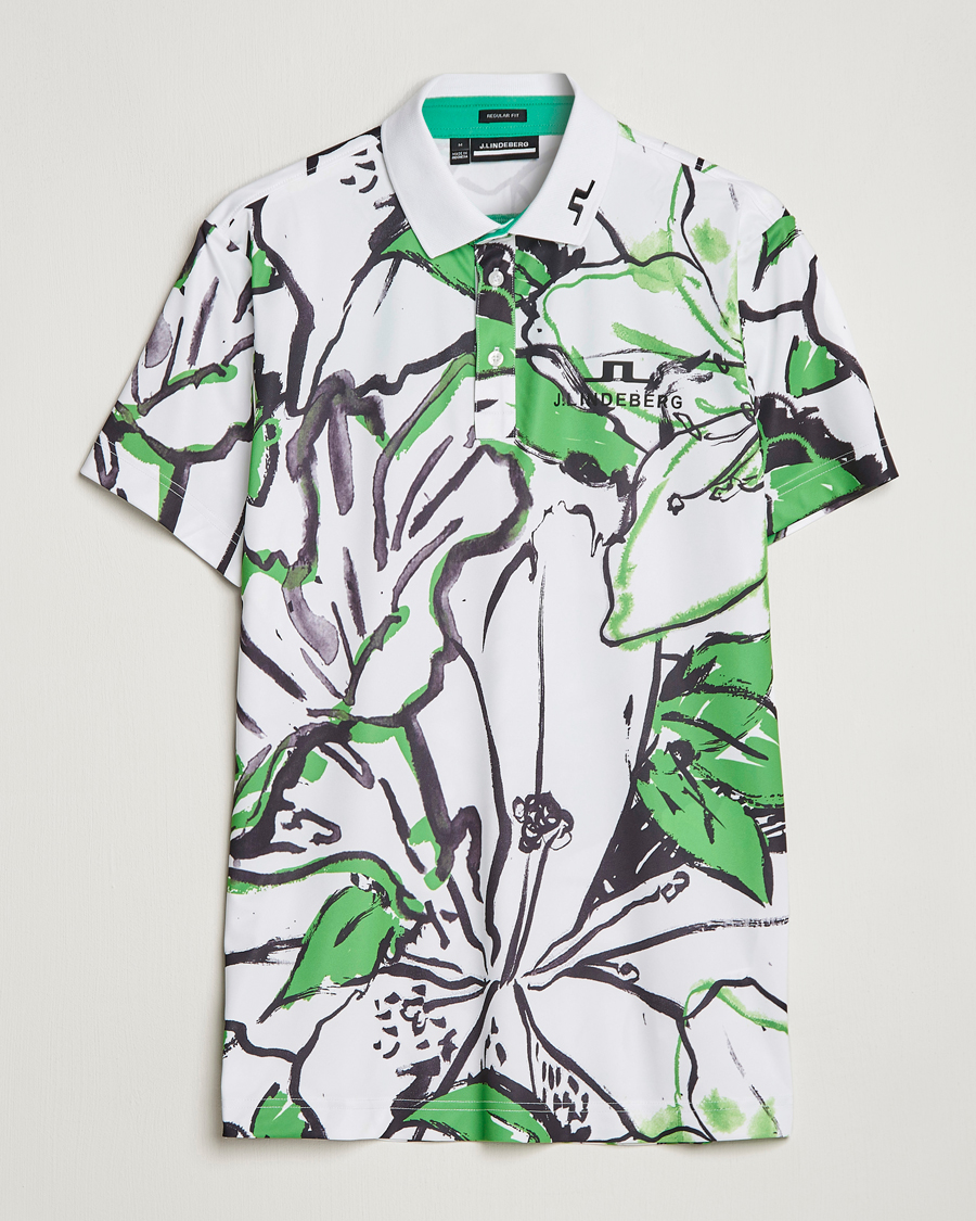 Men | Polo Shirts | J.Lindeberg | KV Masters TX Jersey Polo White
