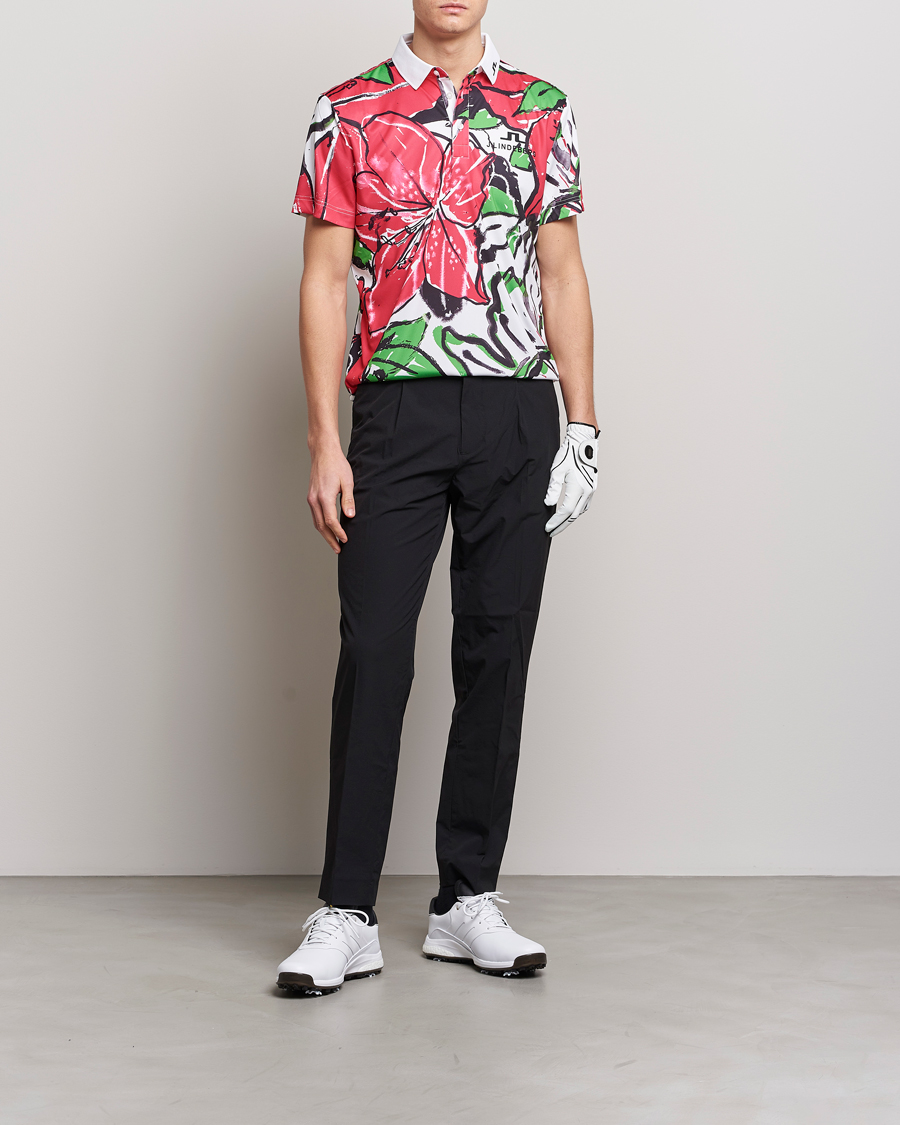 Men | Polo Shirts | J.Lindeberg | KV Masters TX Jersey Polo Azalea
