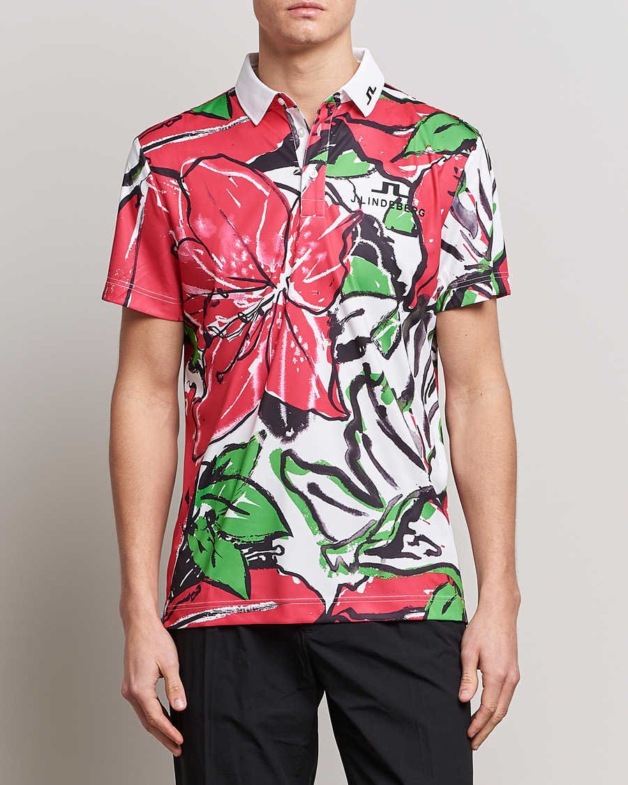 J.Lindeberg KV Masters TX Jersey Polo Azalea at CareOfCarl.com