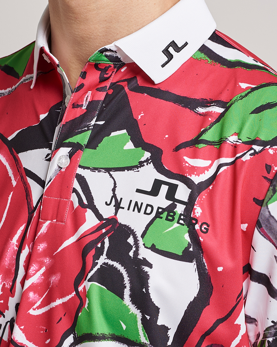 Men | Polo Shirts | J.Lindeberg | KV Masters TX Jersey Polo Azalea