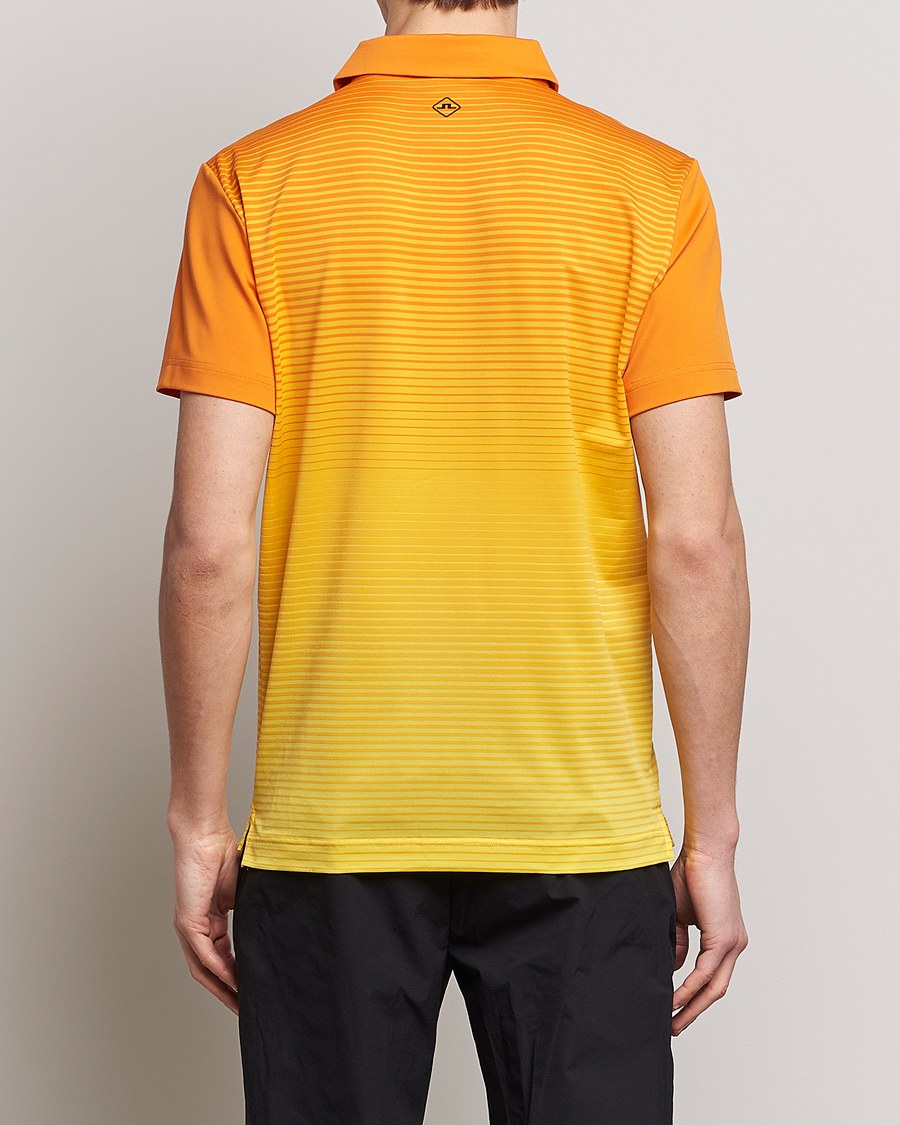 Men | Polo Shirts | J.Lindeberg | Lowell Faded Slim Fit Polo Russet Orange