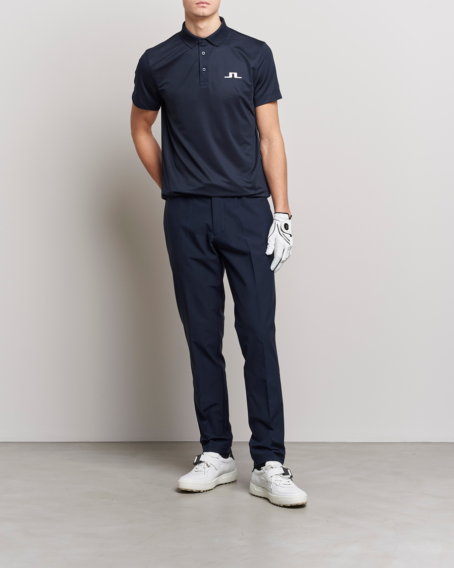 Men | Polo Shirts | J.Lindeberg | Bridge Regular Fit Polo Navy