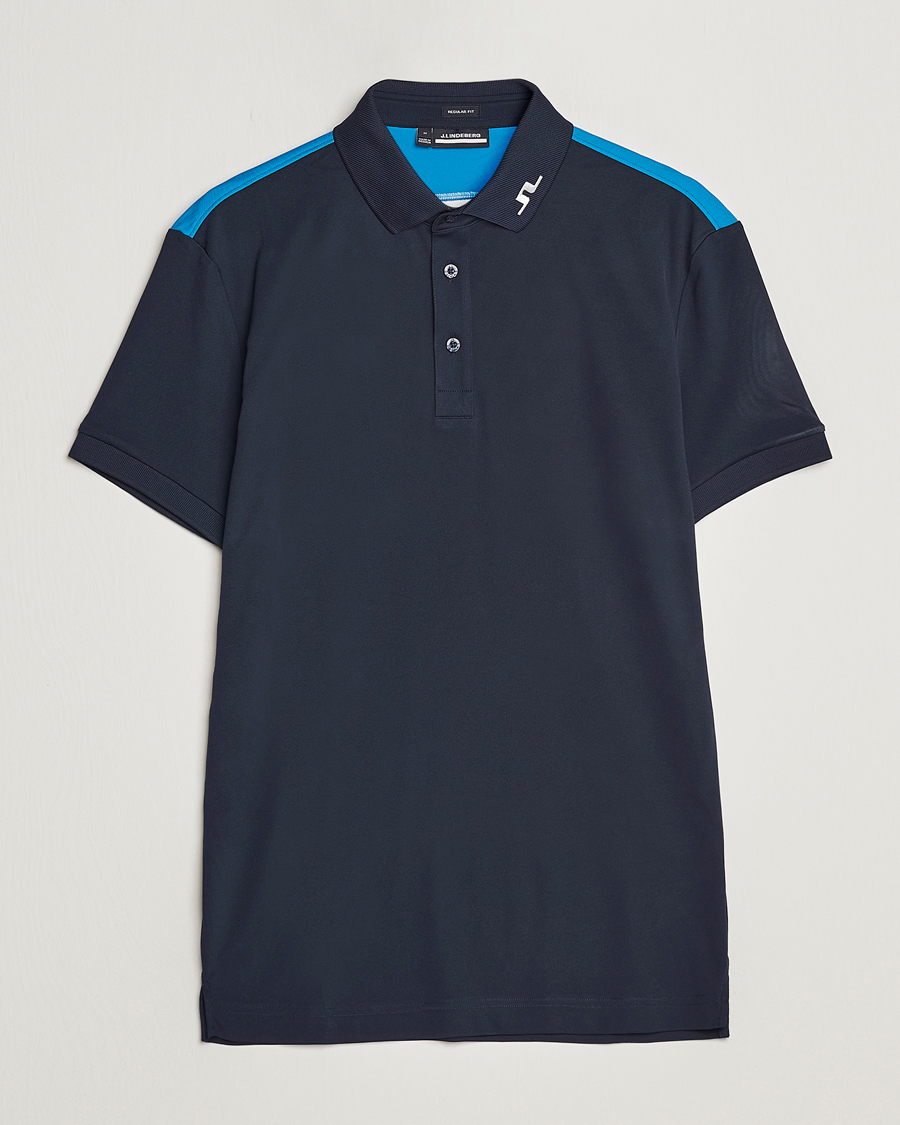 Men | Polo Shirts | J.Lindeberg | Jeff Regular Fit Polo Navy