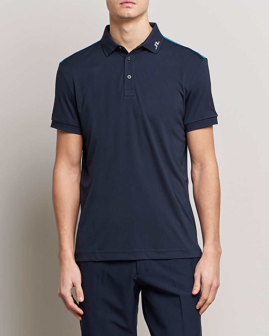 Men | Polo Shirts | J.Lindeberg | Jeff Regular Fit Polo Navy