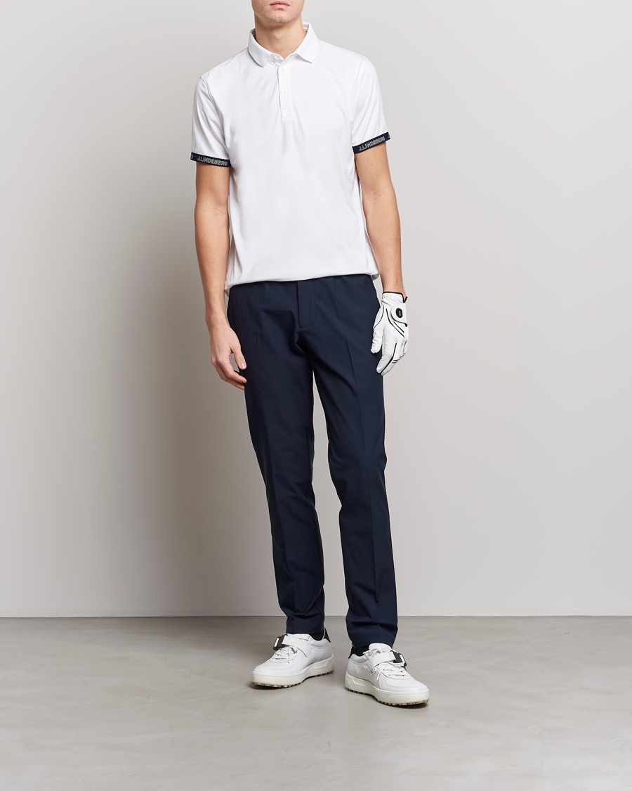 Men | Polo Shirts | J.Lindeberg | Guy Regular Fit Polo White
