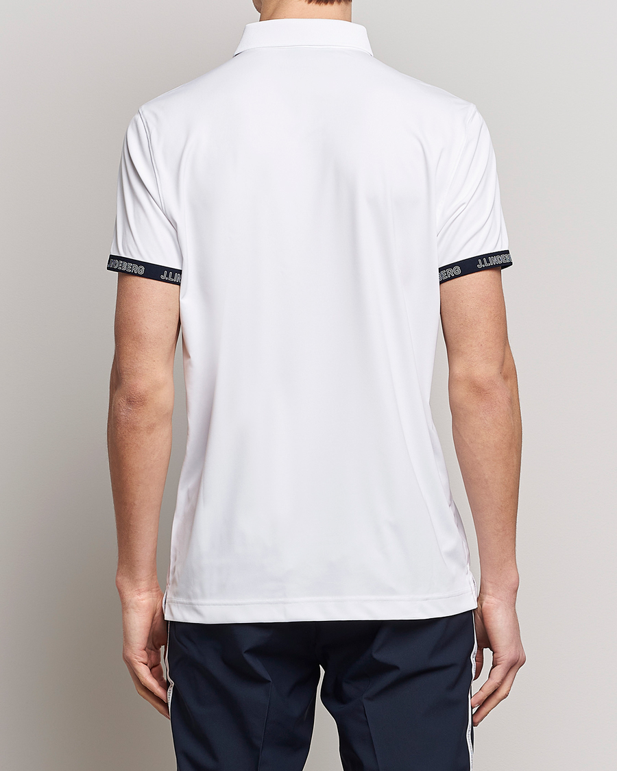 Men | Polo Shirts | J.Lindeberg | Guy Regular Fit Polo White