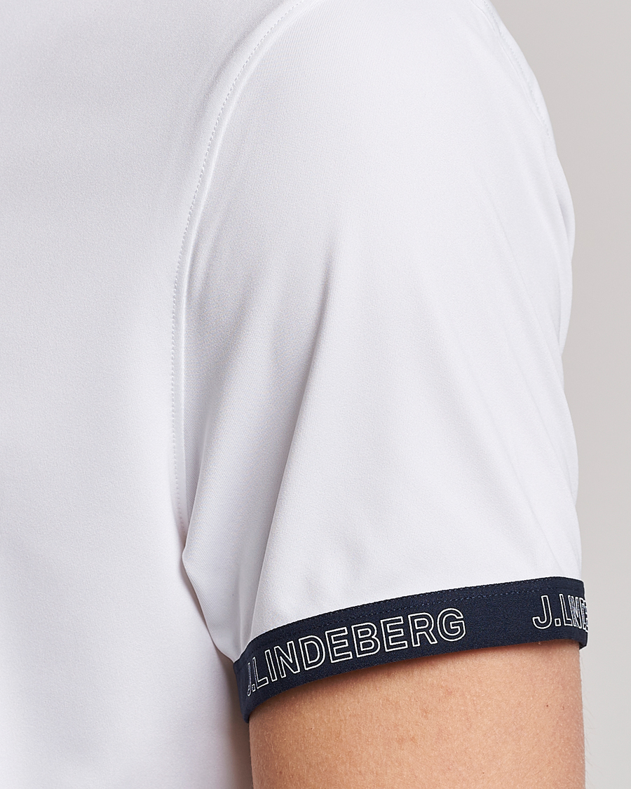 Men | Polo Shirts | J.Lindeberg | Guy Regular Fit Polo White