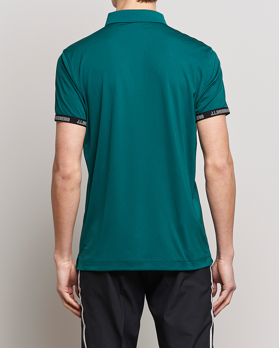 Men | Polo Shirts | J.Lindeberg | Guy Regular Fit Polo Rain Forest