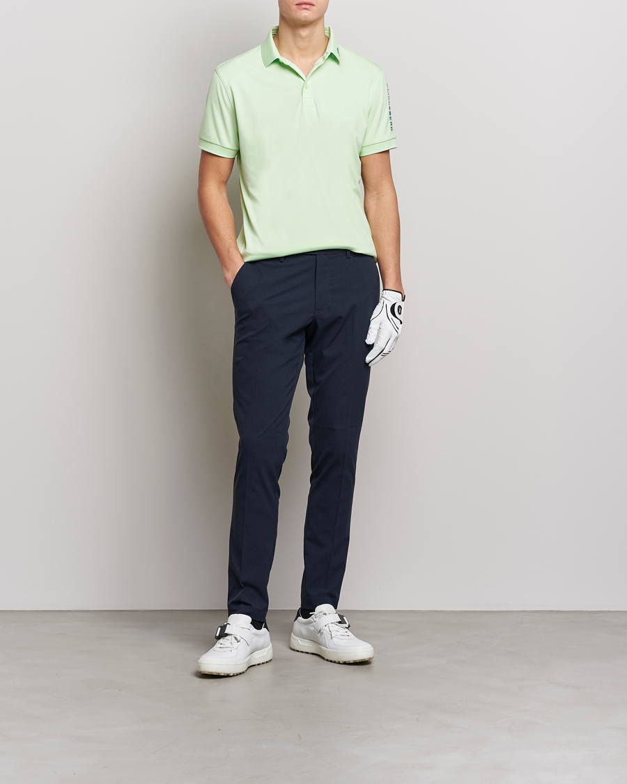 Men | Polo Shirts | J.Lindeberg | Tour Tech Regular Fit Polo Patina Green
