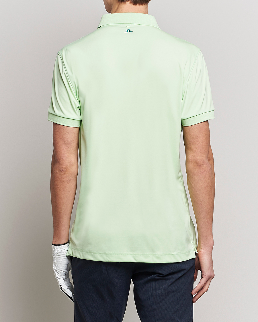 Men | Polo Shirts | J.Lindeberg | Tour Tech Regular Fit Polo Patina Green