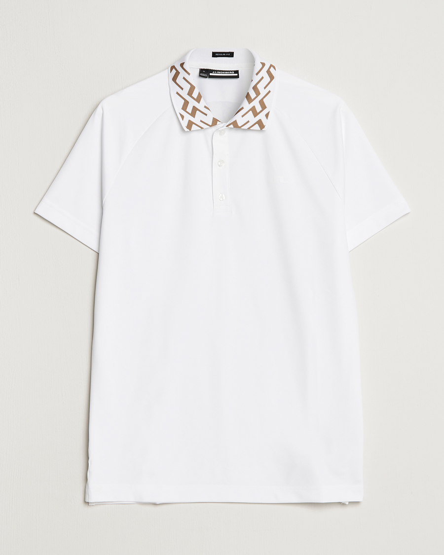 Men | Polo Shirts | J.Lindeberg | Rui TX Jersey Polo White